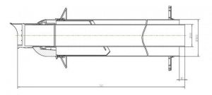 Brilon parapet fali tvezets kondenz tm: 60/100 PPs/Alu PAPA60100